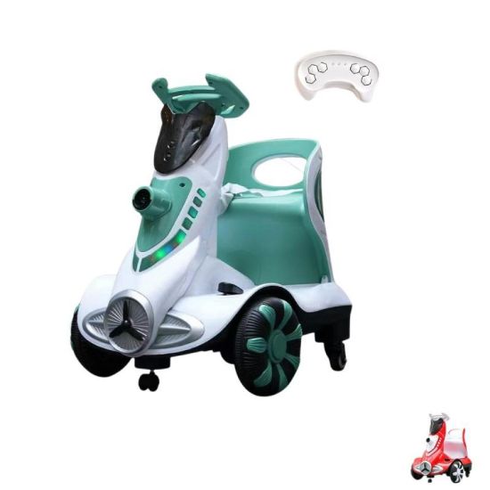 صورة سكوتر فقاعات كهربائي للأطفال بالريموت